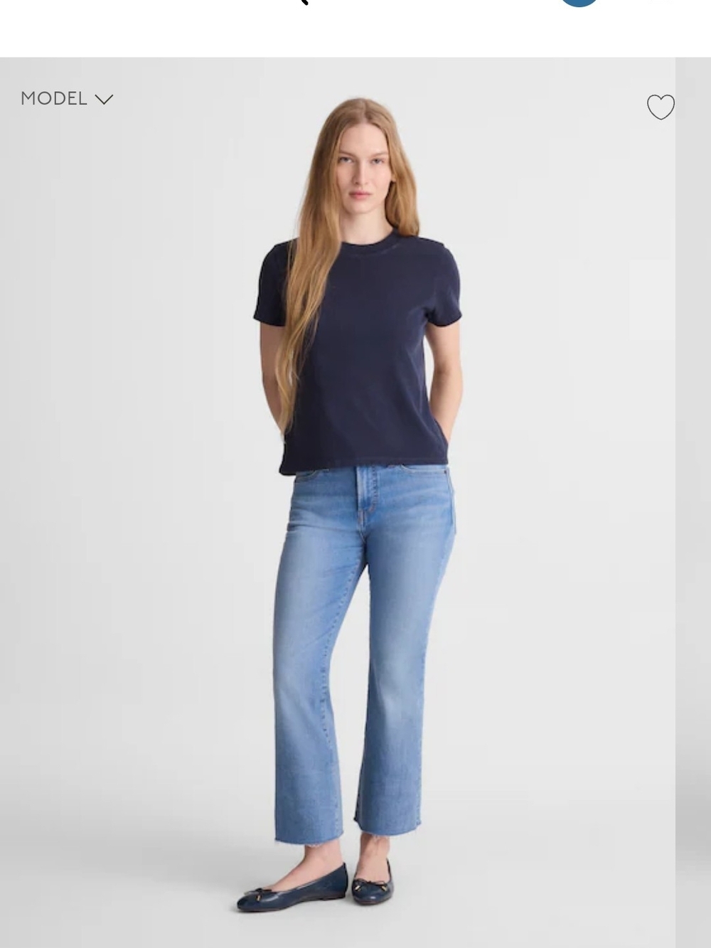 Madewell The Flare Crop Jean In Super Stretch Denim size 29S